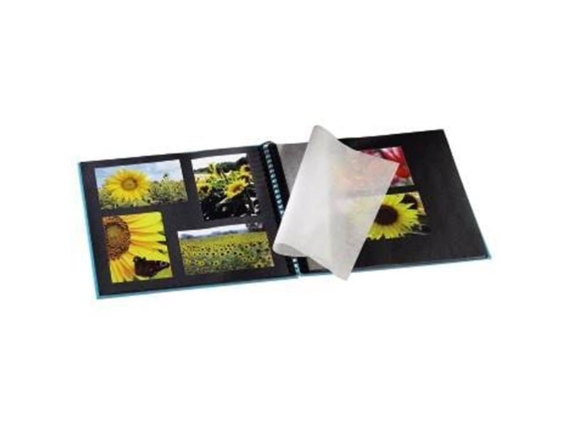 Hama "Fine Art" Spiral Album 36 x 32 cm 50 Black Pages turquoise