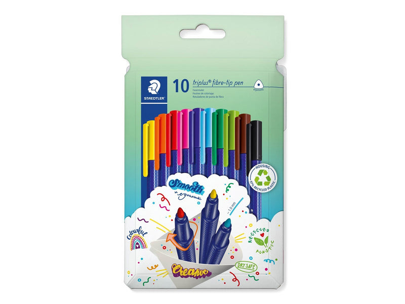 Staedtler Fibre-tip pen triplus col rPP 10pcs