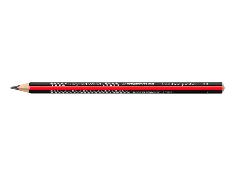 Staedtler Pencil tradition jumbo 2B 2pcs   100% PEFC