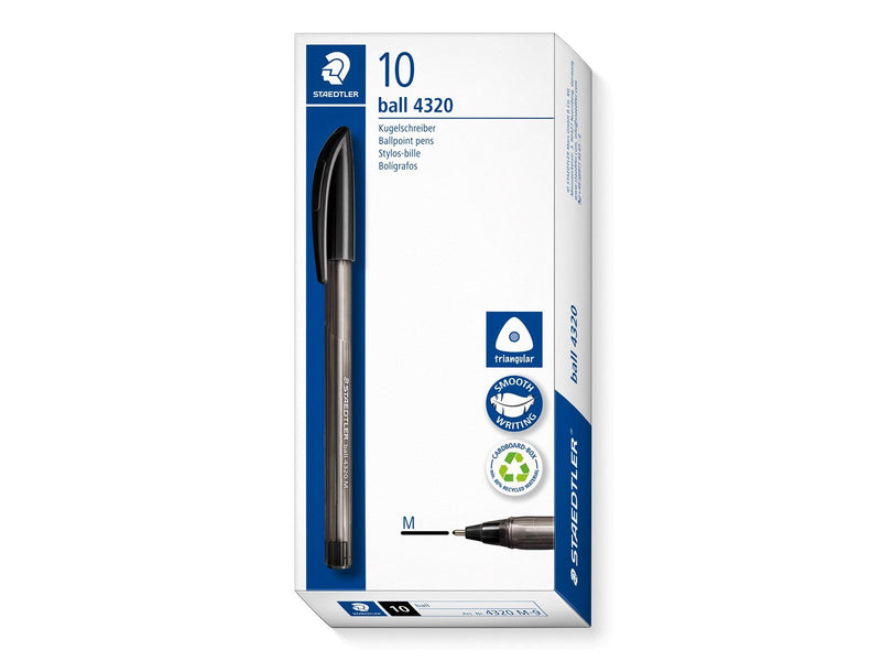 Staedtler Ballpoint pen ball 4320 10 pcs M black