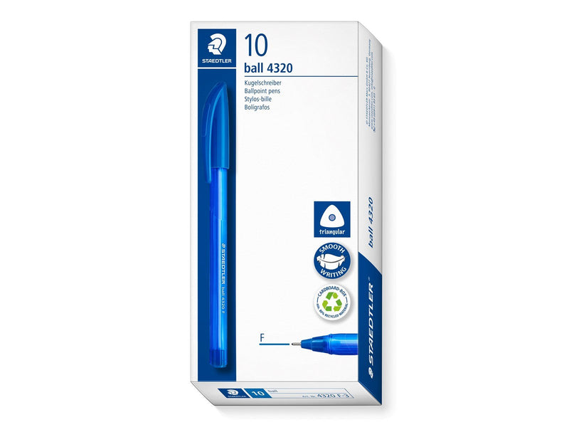 Staedtler Ballpoint pen ball 4320 10 pcs F blue