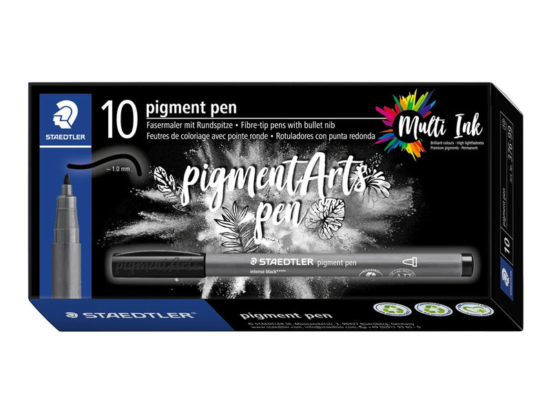 Staedtler pigment pen intense black 10 pcs.
