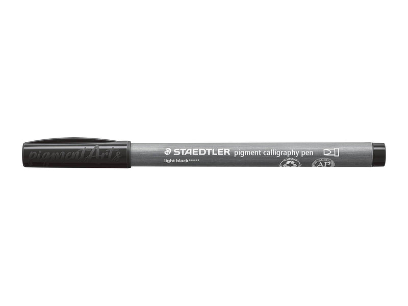 Staedtler pigment calligraphy pen 10 pcs light black