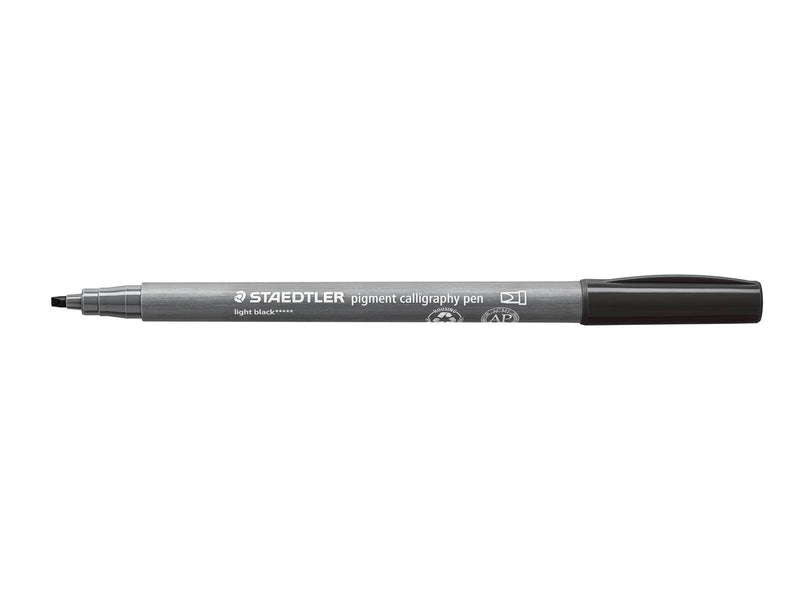 Staedtler pigment calligraphy pen 10 pcs light black