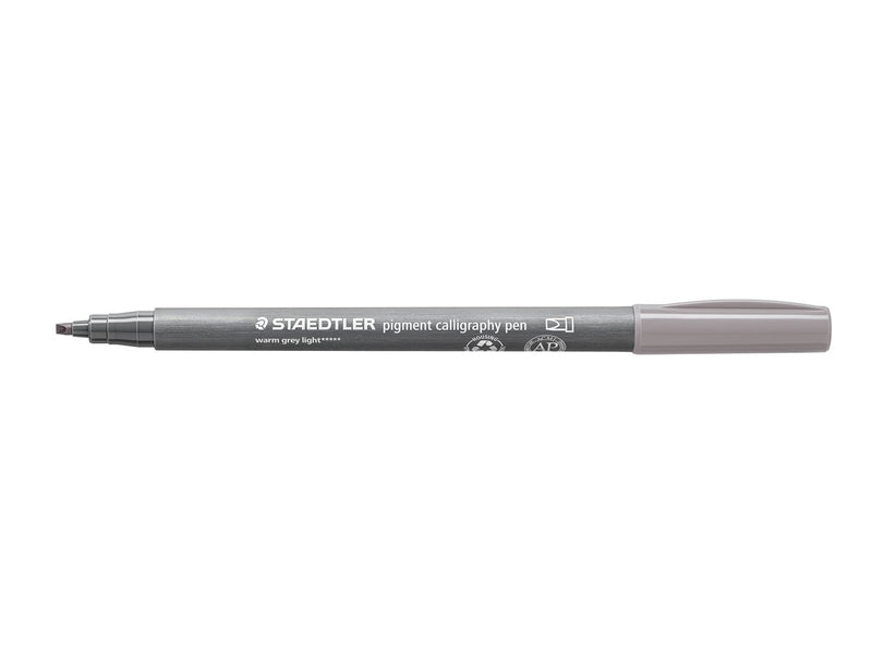 Staedtler pigment calligraphy pen 10 pcs warmgreylig