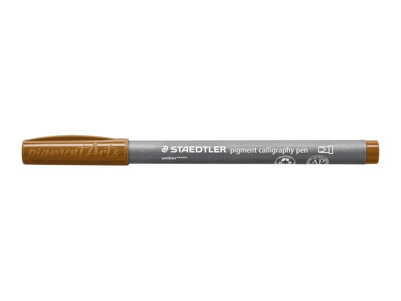 Staedtler pigment calligraphy pen 10 pcs umbra