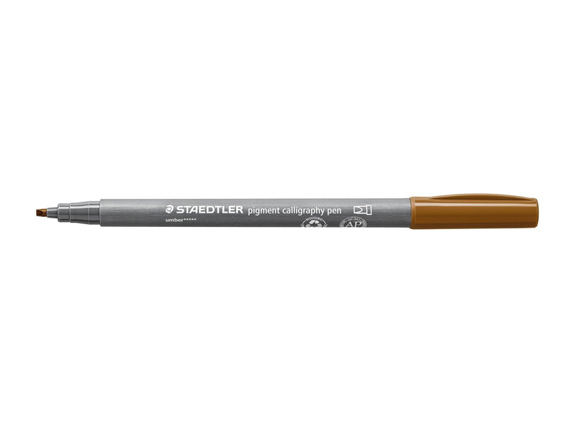 Staedtler pigment calligraphy pen 10 pcs umbra