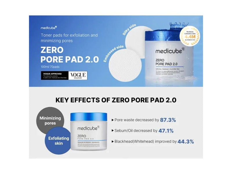 Medicube Zero Pore Pad 2.0 100 ml. / 70 pads