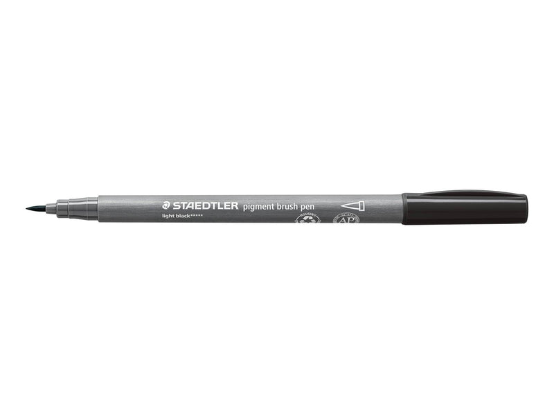 Staedtler pigment brush pen 10 pcs light black