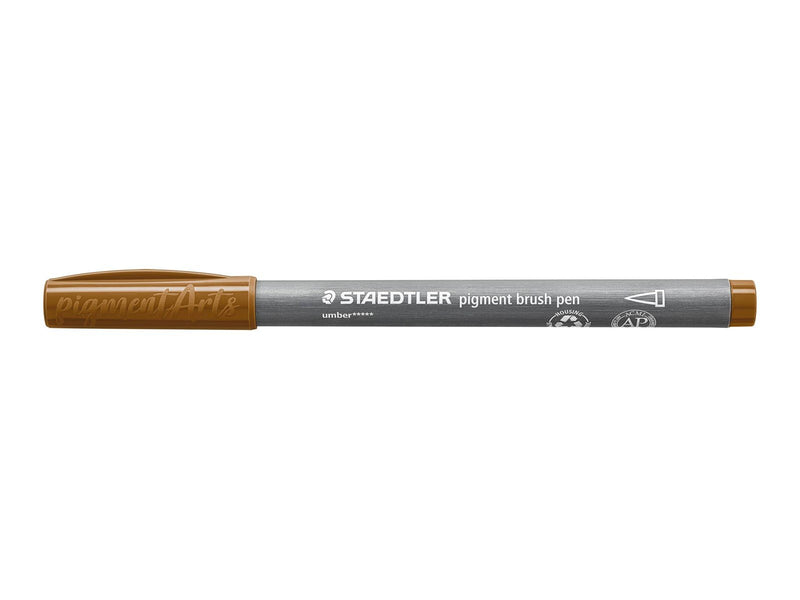 Staedtler pigment brush pen 10 pcs umbra