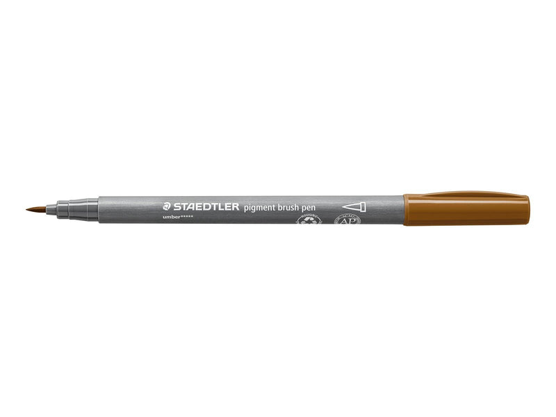 Staedtler pigment brush pen 10 pcs umbra