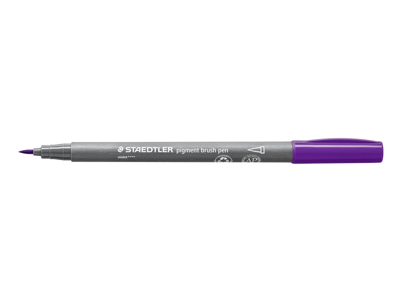 Staedtler pigment brush pen 10 pcs violet