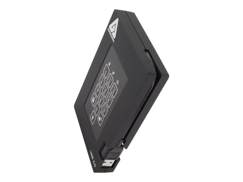 Apricorn Aegis Padlock Fortress - Extern Festplatte - 2TB - Schwarz