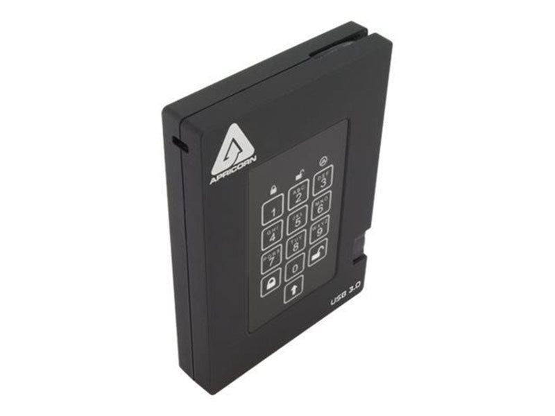 Apricorn Aegis Padlock Fortress - Extern Festplatte - 2TB - Schwarz