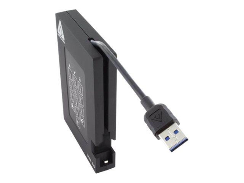 Apricorn Aegis Padlock Fortress - Extern Festplatte - 2TB - Schwarz