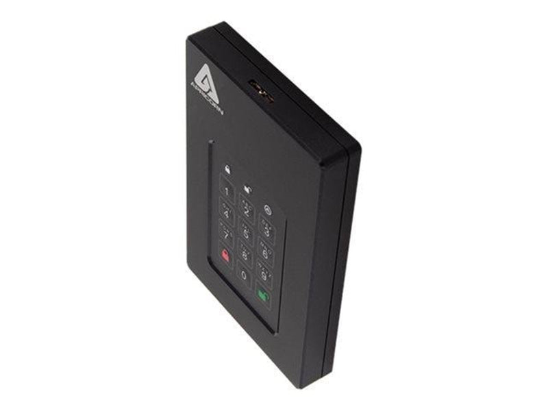Apricorn Aegis Fortress L3 - Extern Festplatte - 2TB - Schwarz