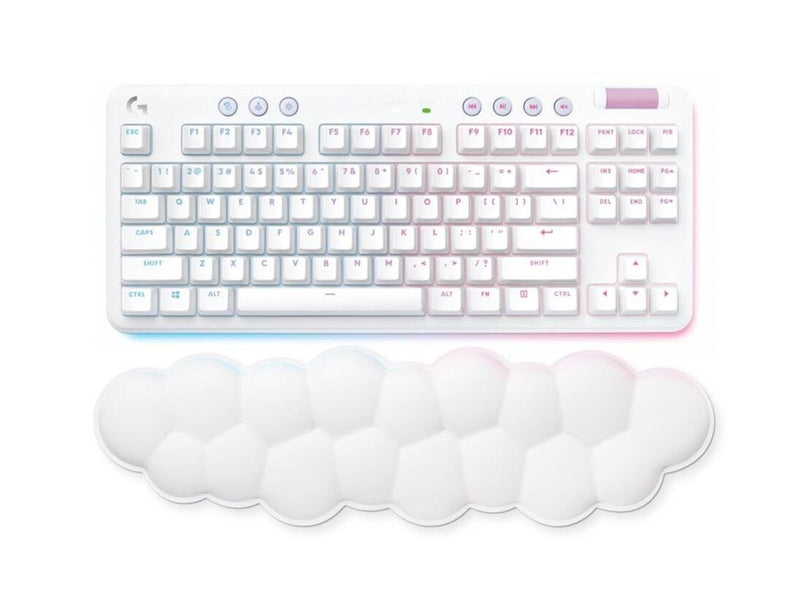 Logitech G715 - GX Brown - DE - Aurora collection - Gaming Tastaturen - Deutsch - Weiss