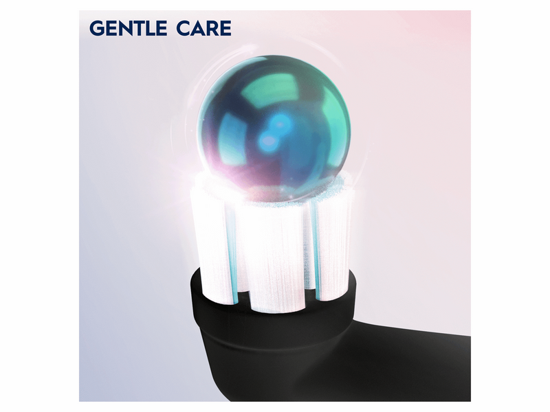 Oral-B Bürstenköpfe iO Gentle Care - Black - 2 pcs