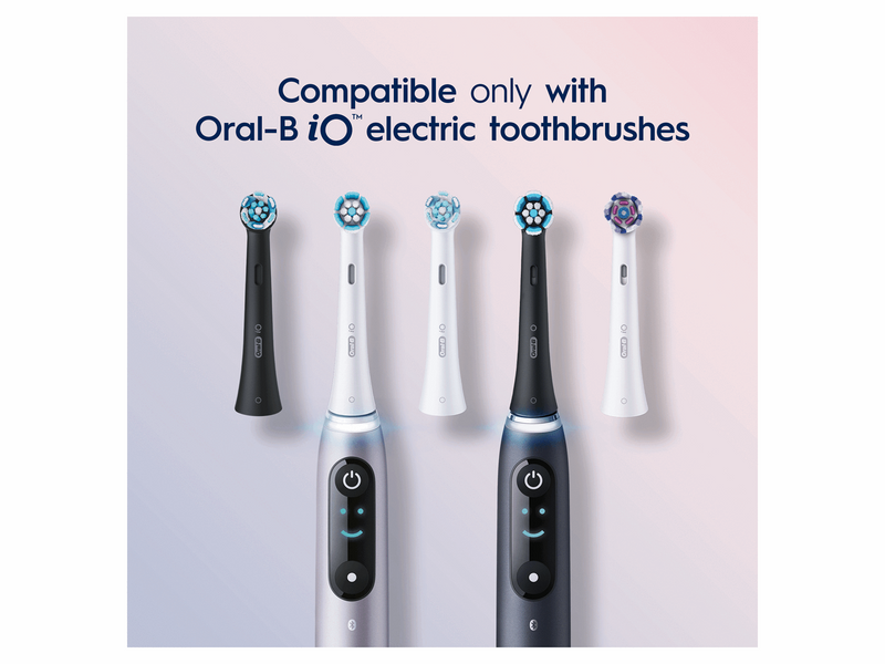 Oral-B Bürstenköpfe iO Gentle Care - Black - 2 pcs