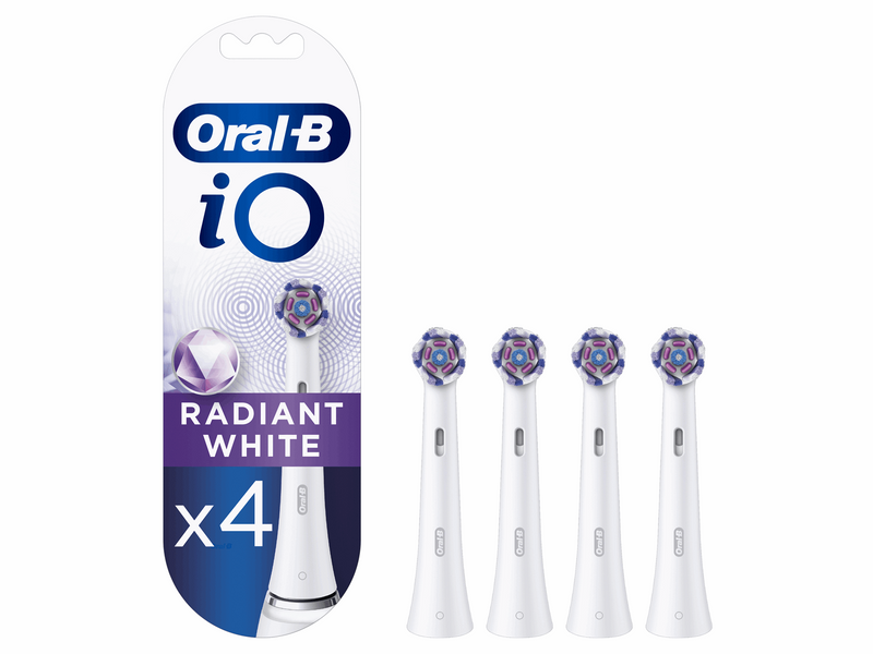 Oral-B Bürstenköpfe iO Radiant - White - 4 pcs