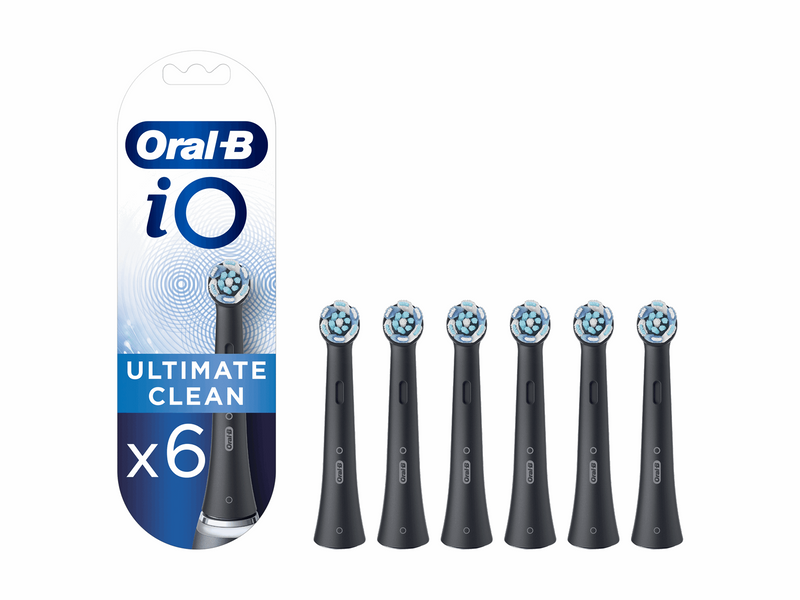 Oral-B Bürstenköpfe iO Ultimate Clean - Black - 6 pcs