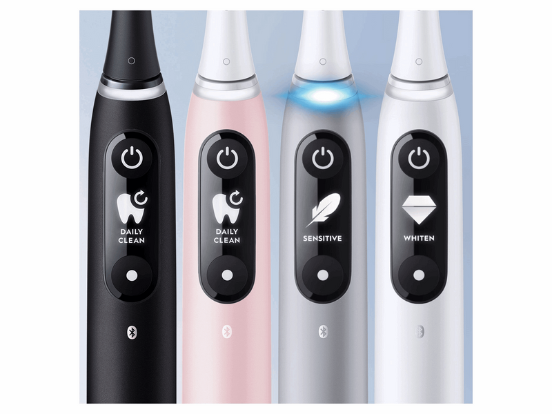 Oral-B Elektrische Zahnbürste iO6 Duo Pack Black Lava/Pink Sand - 2 handles