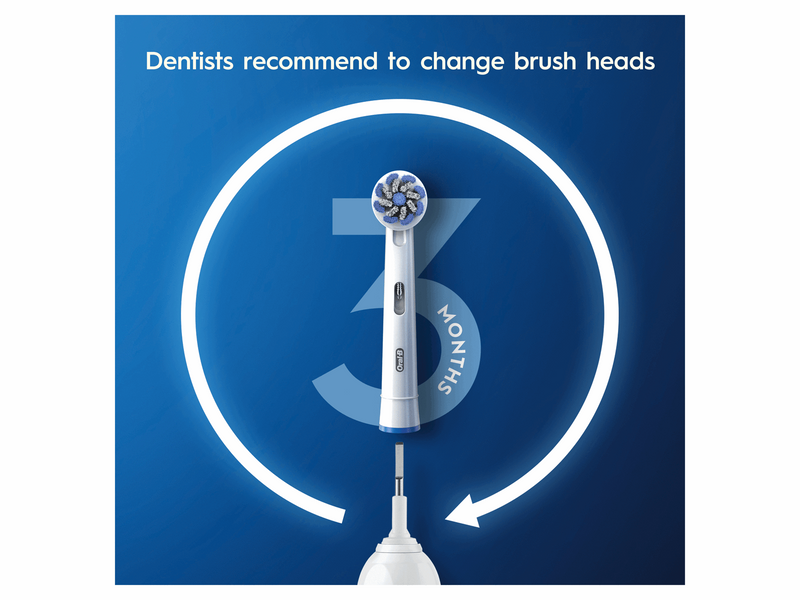 Oral-B Bürstenköpfe Sensitive Clean & Care - White 12 pcs letterbox