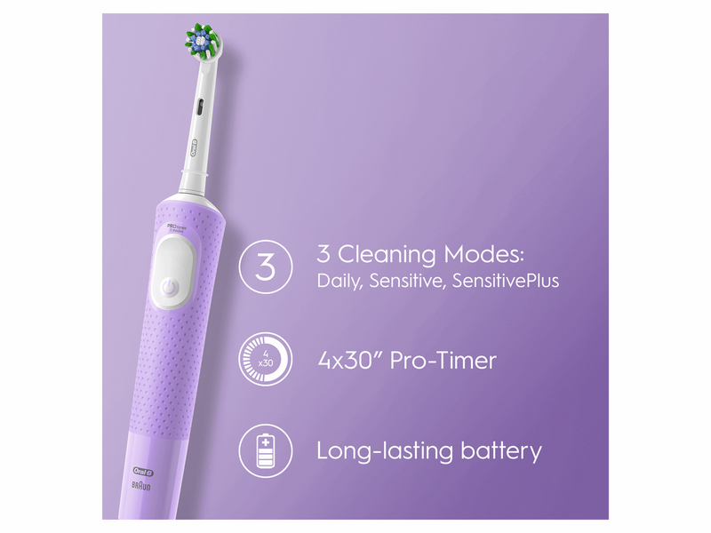 Oral-B Elektrische Zahnbürste Vitality Pro Lilac + Extra Refill