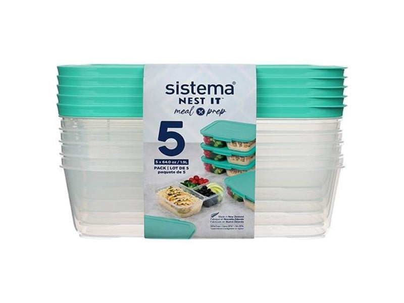 Sistema Frischhaltedosen Nest It 5 Stück 1.9L