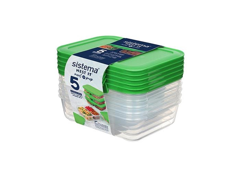 Sistema Meal Prep 5Pack870 ml