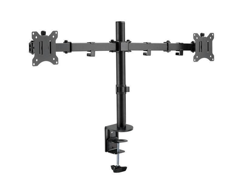 LogiLink Dual monitor mount 17–32" arm length: adjustable