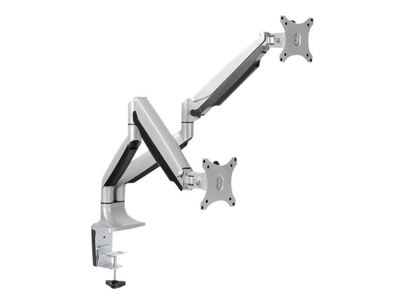 LogiLink Dual monitor mount 13–32" aluminum gas spring
