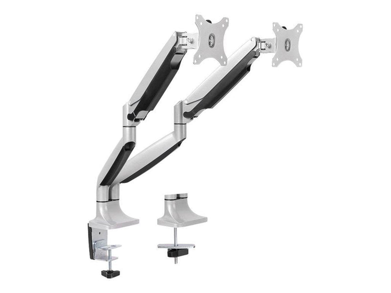 LogiLink Dual monitor mount 13–32" aluminum gas spring