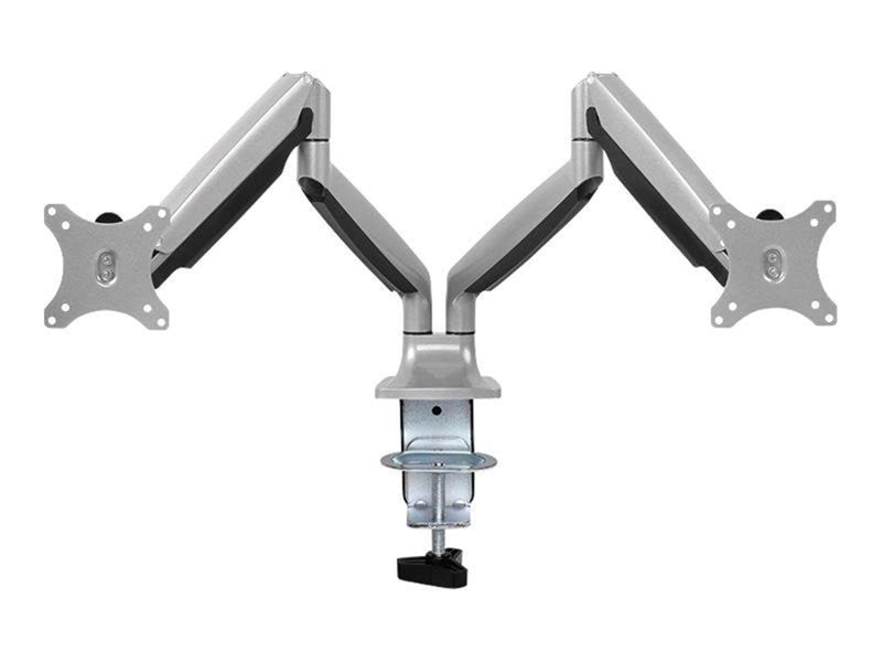 LogiLink Dual monitor mount 13–32" aluminum gas spring