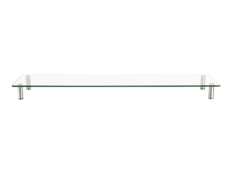 LogiLink Tabletop monitor riser glass top 1000 mm long
