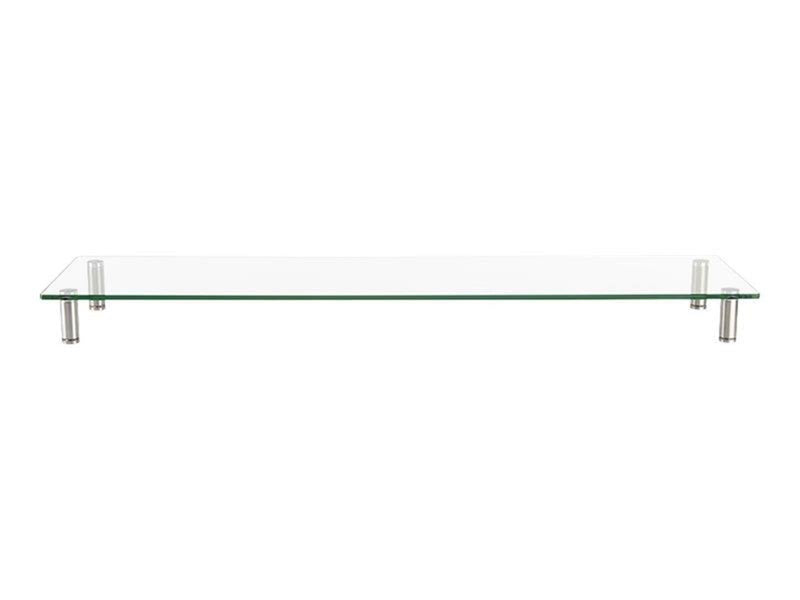 LogiLink Tabletop monitor riser glass top 1000 mm long