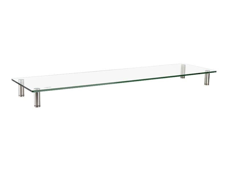 LogiLink Tabletop monitor riser glass top 1000 mm long