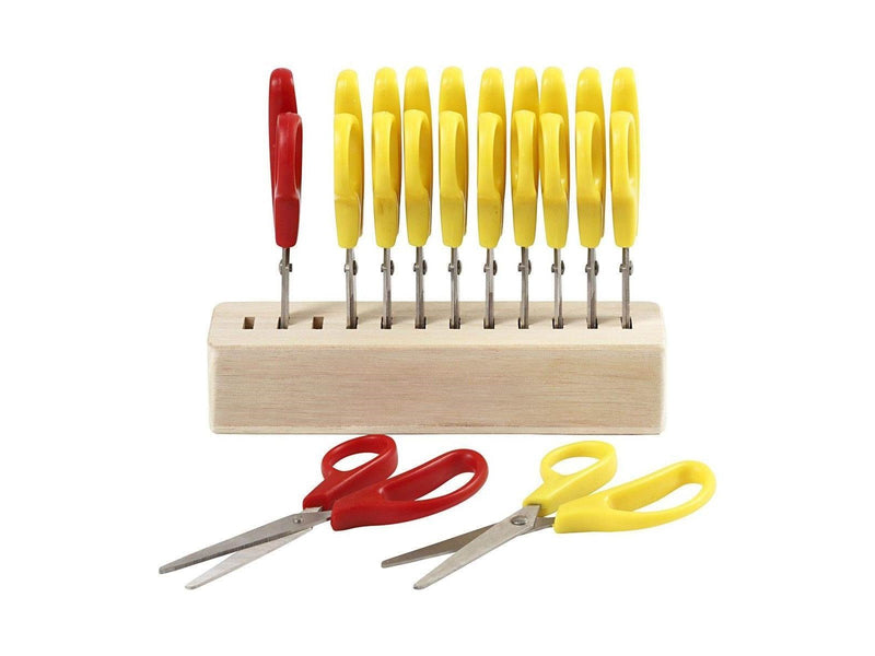 Creativ Company Children scissors with scissors block 12pcs