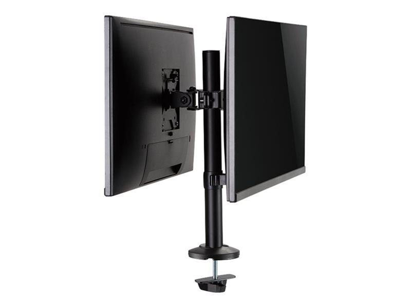 LogiLink Dual monitor mount 17–32" steel curved screens