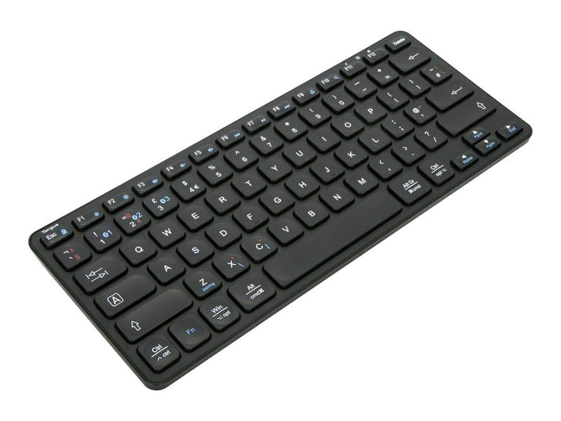 Targus - keyboard - compact multi-device antimicrobial - QWERTY - UK - black - B2B - Tastaturen - Englisch - UK - Schwarz