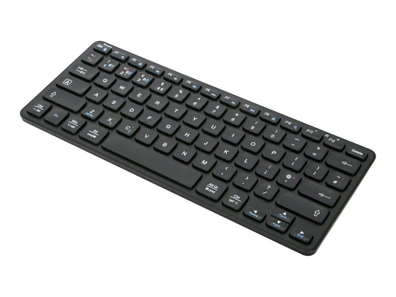 Targus - keyboard - compact multi-device antimicrobial - QWERTY - UK - black - B2B - Tastaturen - Englisch - UK - Schwarz