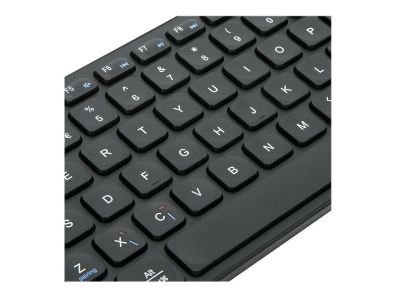 Targus - keyboard - compact multi-device antimicrobial - QWERTY - UK - black - B2B - Tastaturen - Englisch - UK - Schwarz