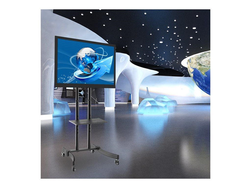 LogiLink TV/monitor cart 37–70" height adjustable 40 kg max. 40 kg 70" 200 x 200 mm