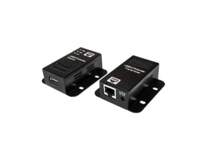 LogiLink USB 2.0 Cat.5 extender 50 m 1-port mountable POE black