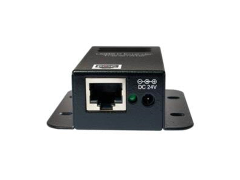 LogiLink USB 2.0 Cat.5 extender 50 m 1-port mountable POE black