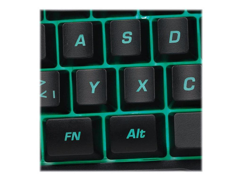 LogiLink Illuminated one-hand gaming keyboard black - Gaming Tastaturen - Schwarz