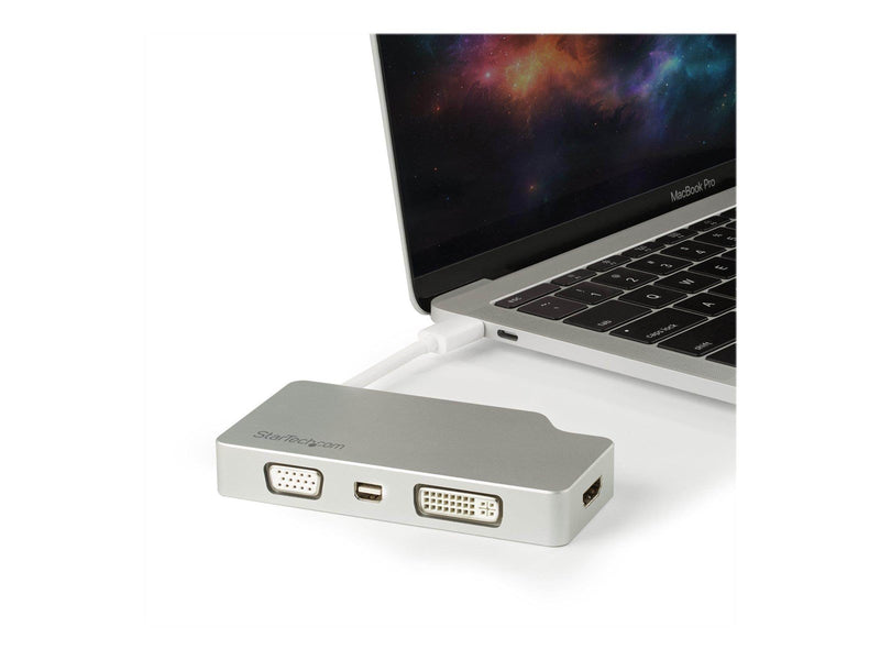 StarTech.com Travel A/V Adapter USB-C to VGA DVI HDMI Mini DisplayPort