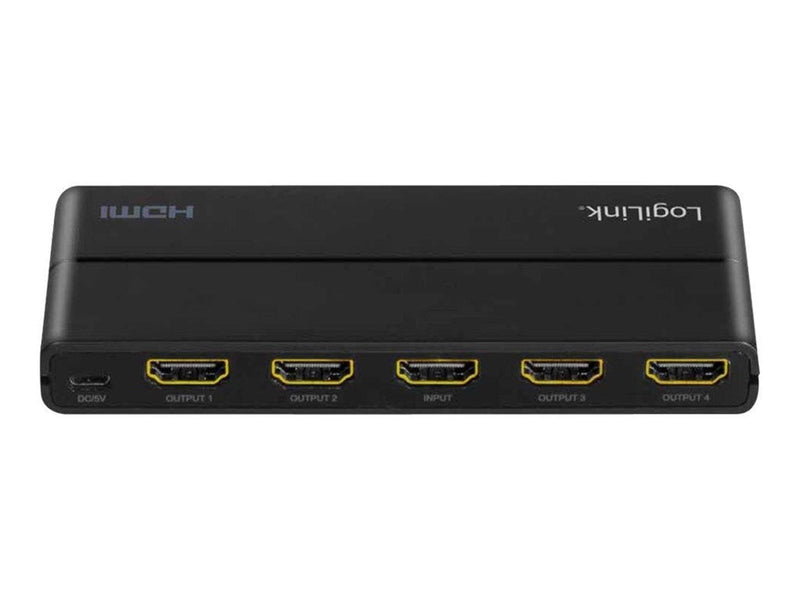 LogiLink HDMI splitter 1x4-Port 4K/60 Hz HDCP HDR CEC downscaler