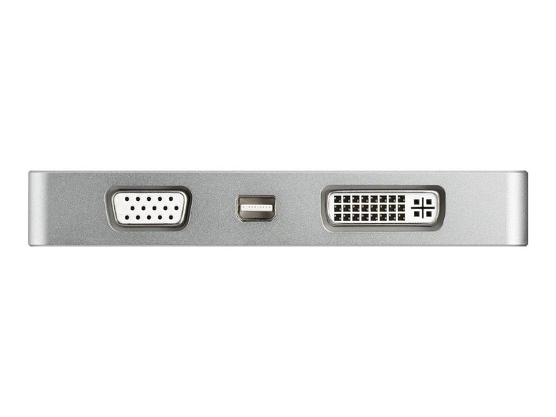 StarTech.com Travel A/V Adapter USB-C to VGA DVI HDMI Mini DisplayPort