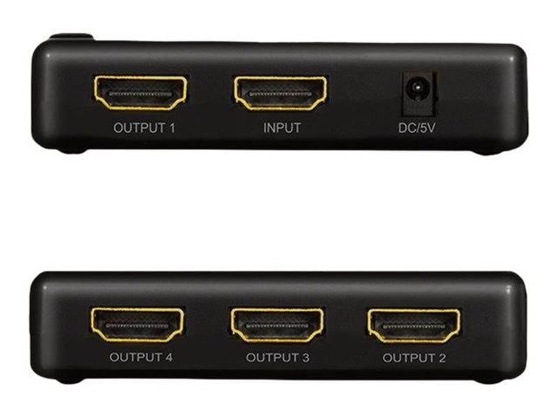 LogiLink HDMI splitter 1x4-Port 4K/30 Hz HDCP CEC slim